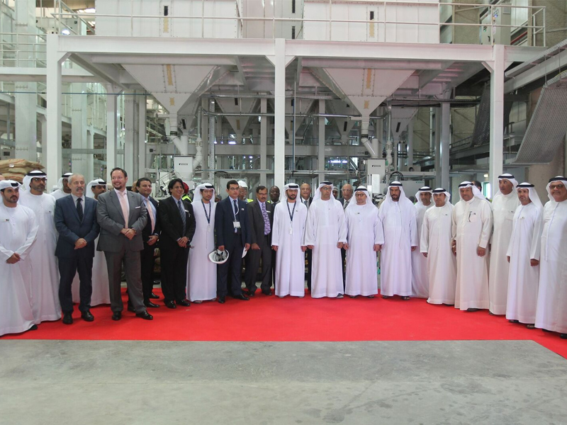La compañía Al Dahra inaugura fábrica de arroz en la zona industrial de Khalifa